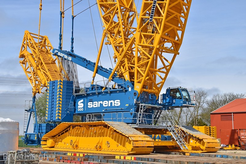 Imc Models Grue Sur Chenilles Liebherr Lr