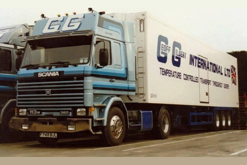 Tekno Scania R Topline X Transport Geoff Gilbert