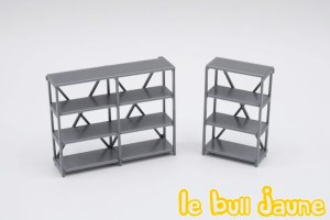 Équipement d'atelier : 6 étagères