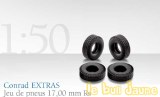 48 pneus 17 mm Rs