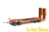 Remorque Schwarzmüller 4 essieux orange
