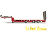 Semi remorque Goldhofer rouge