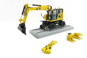 Diecast Masters Pelle Mobile Caterpillar M323F 1:87 - Miniature Avec Accessoires