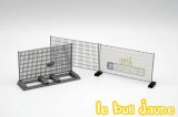 Clôture de chantier 2 argent