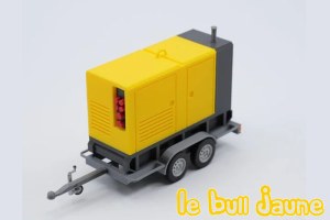 Groupe électrogène avec remorque