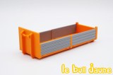 Benne amovible orange