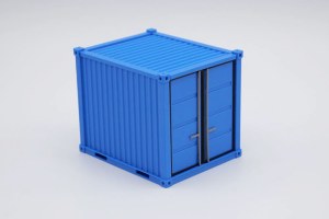 Container de 10 pieds bleu