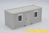 Container de bureau, gris clair