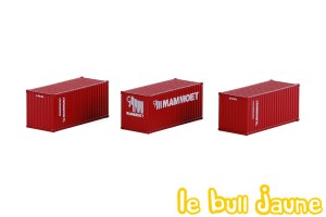 Set de 3 containers 20" MAMMOET