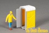 Toilettes de chantier - jaune