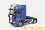 MB Actros bleu+éclairage 1/18°