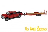 FORD F250 + remorque rouge